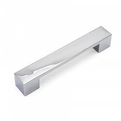 Ручка-скоба hromplast1, Хром, 128/165 мм, Модерн, Polyplast, Италия, 0304CL